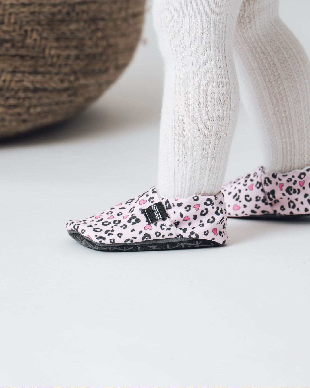 Scarpe barefoot Cuori leopardati