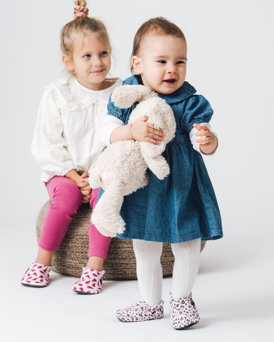 Scarpe barefoot Cuori leopardati
