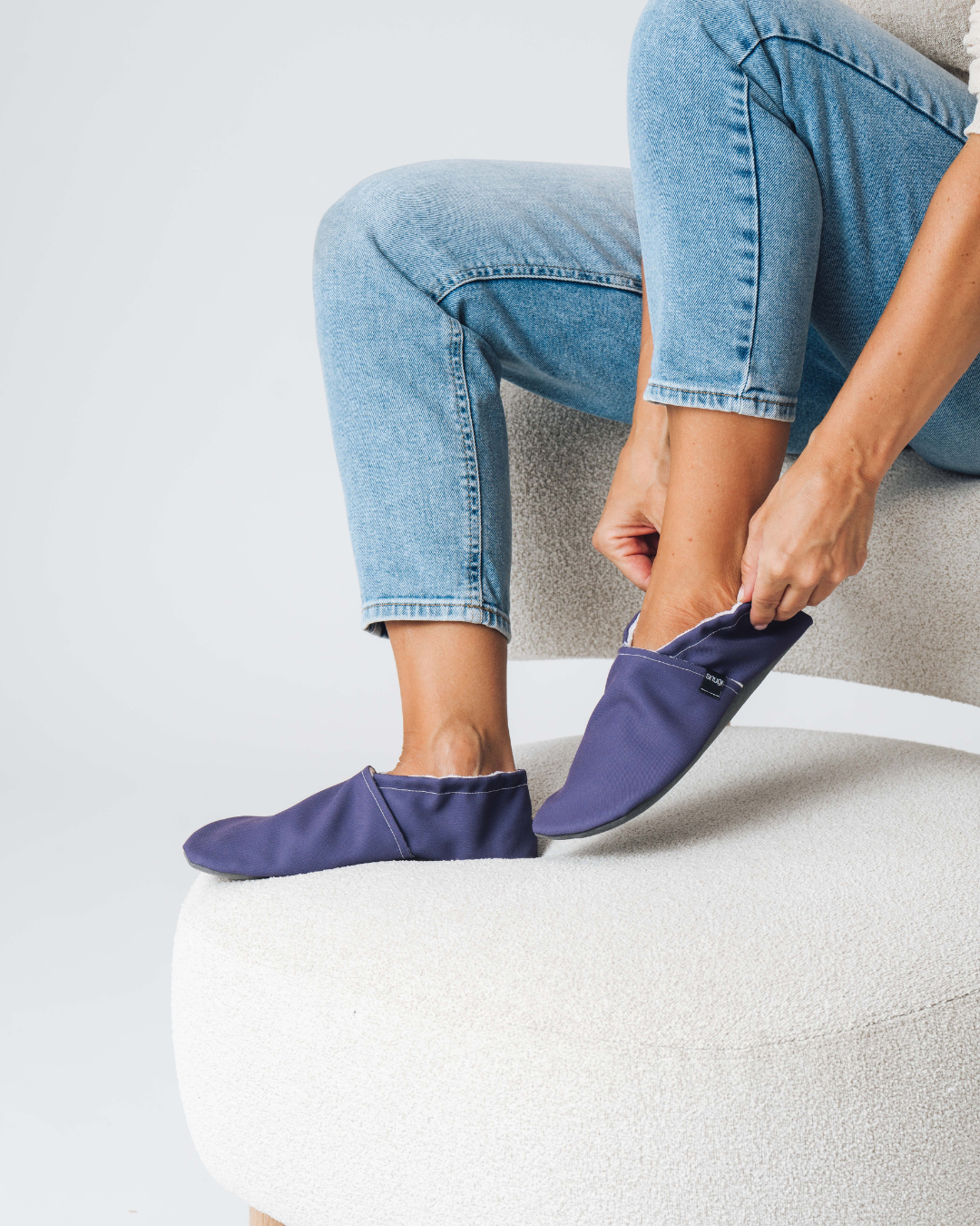 Pantofole barefoot donna viola