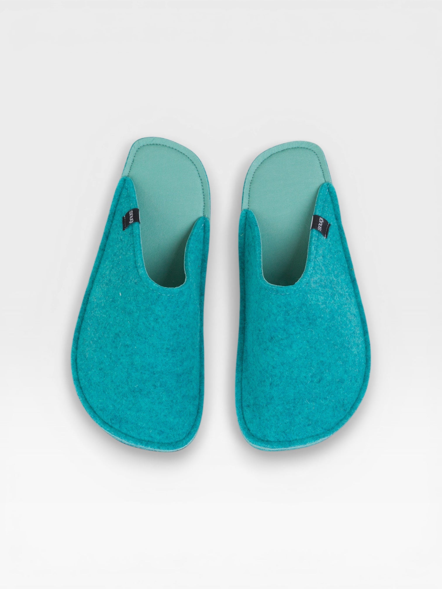 Pantofole donna in feltro verdi