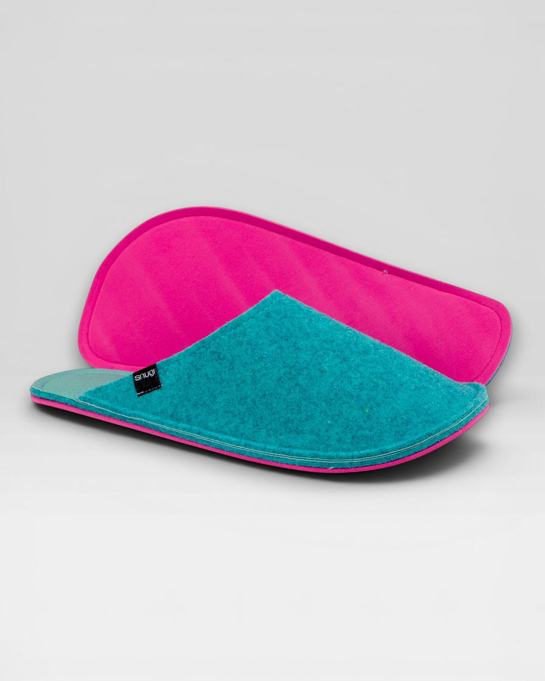 Pantofole donna in feltro verdi