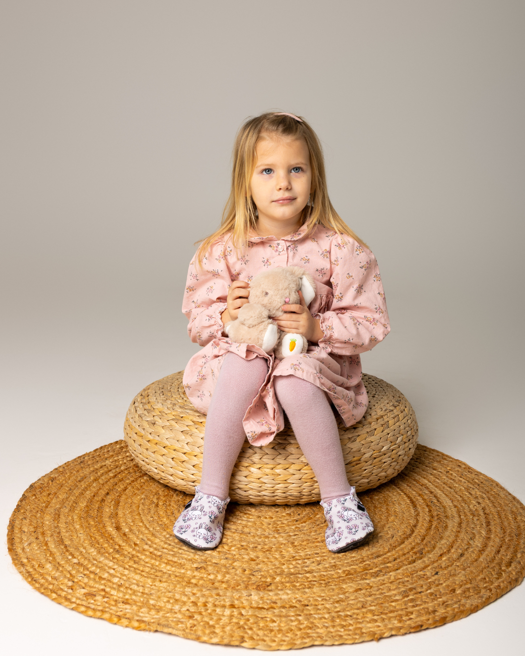 Scarpe barefoot Coniglio e fiori