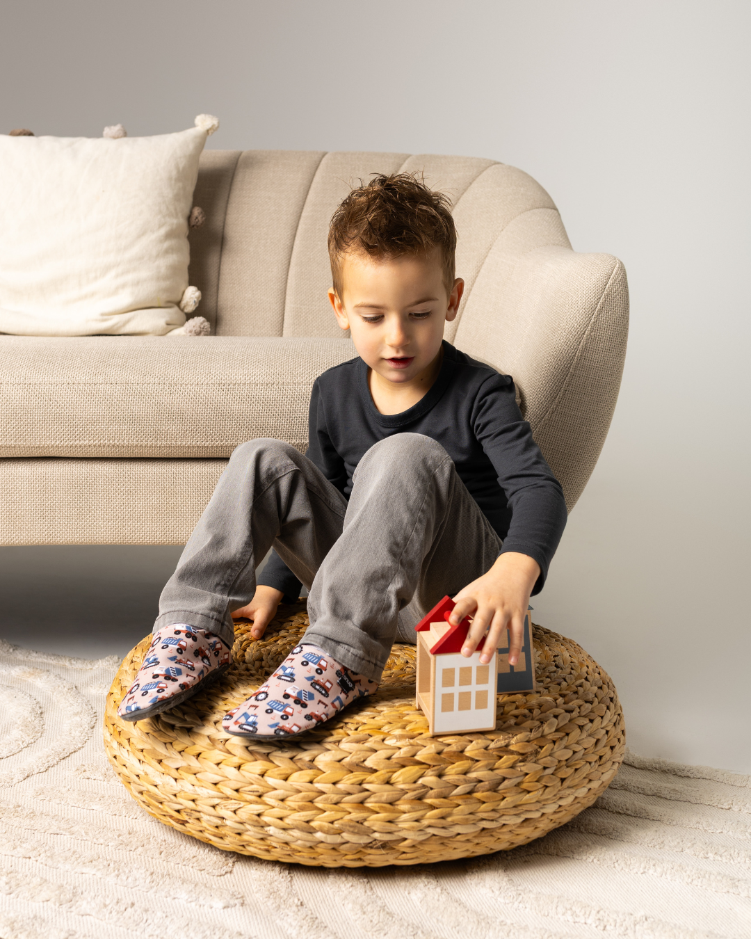 Scarpe barefoot Camion da costruzione
