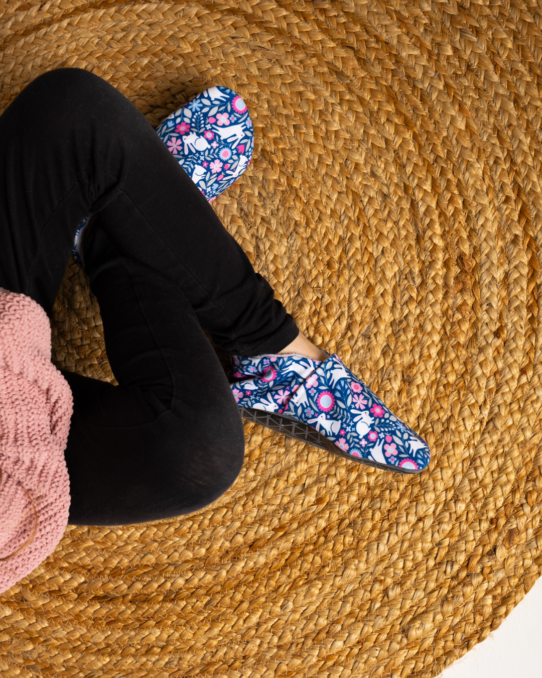Scarpe barefoot Coniglio in fiore