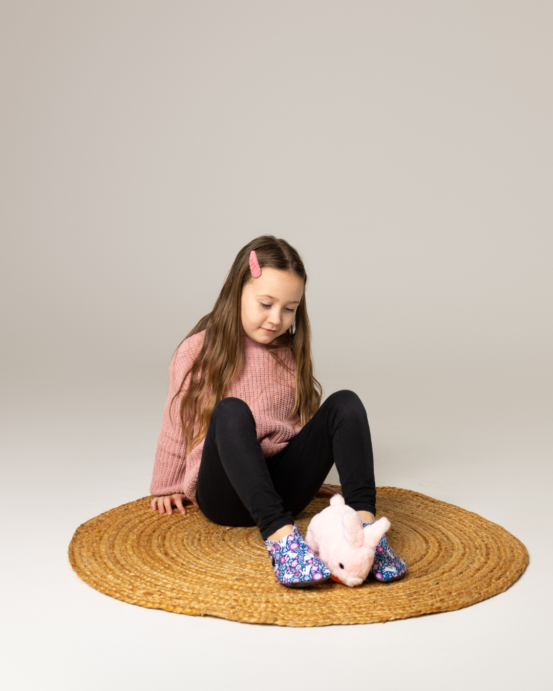 Scarpe barefoot Coniglio in fiore