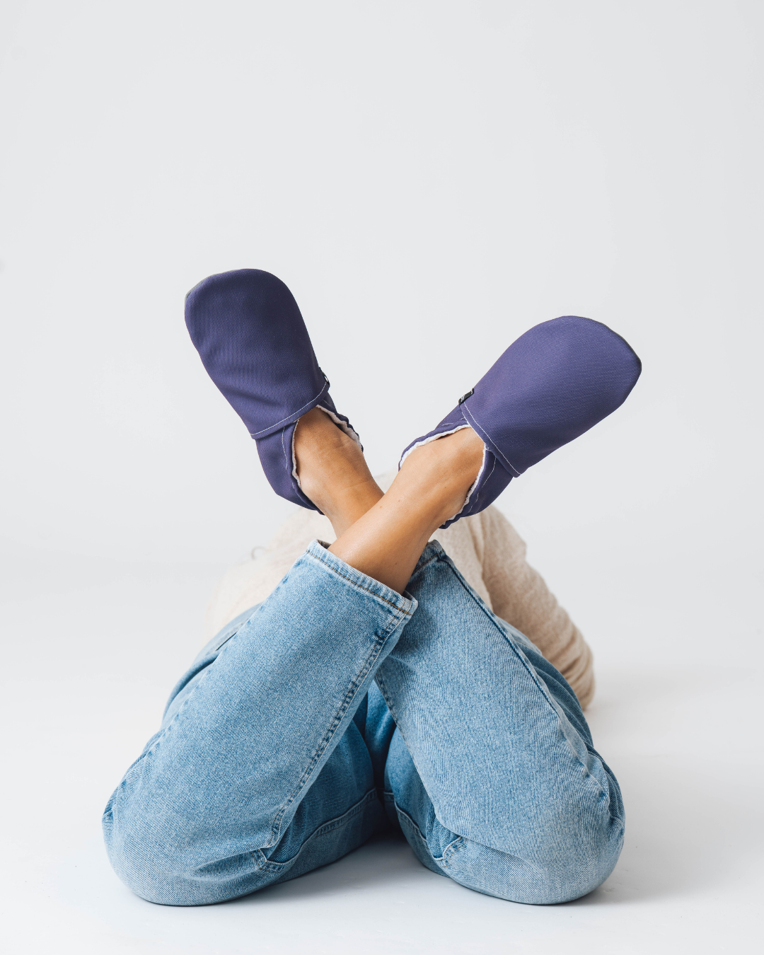 Pantofole barefoot donna viola